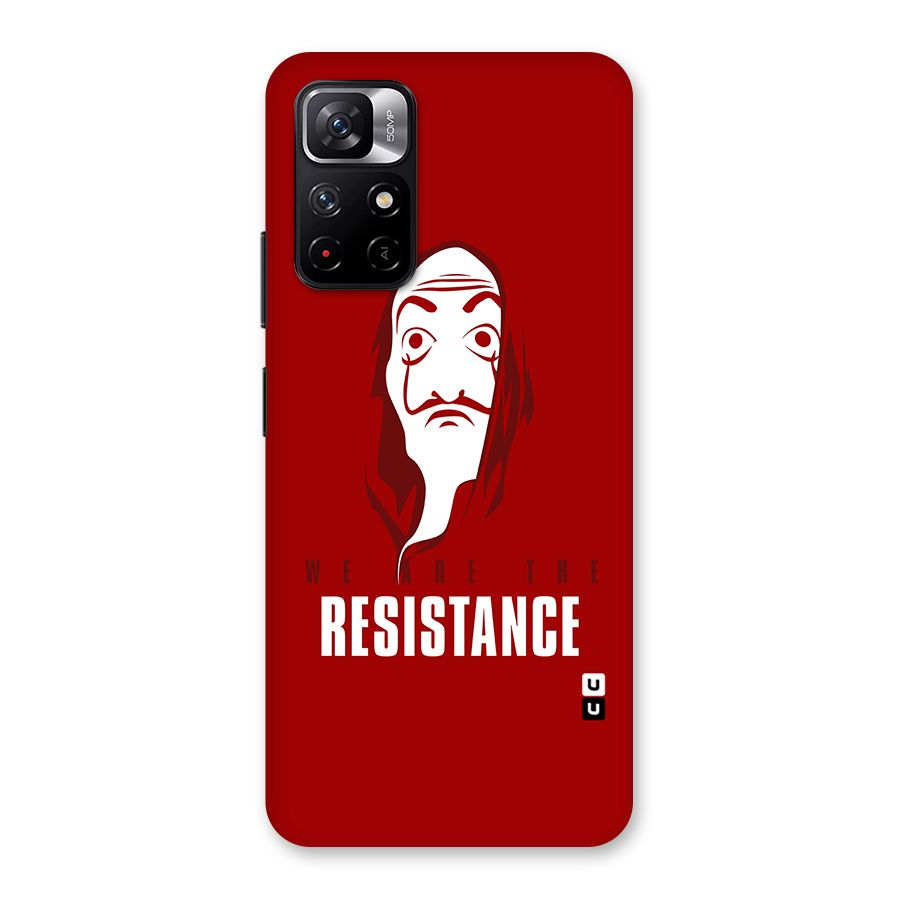 We Are Resistance Back Case for Redmi Note 11T 5G
