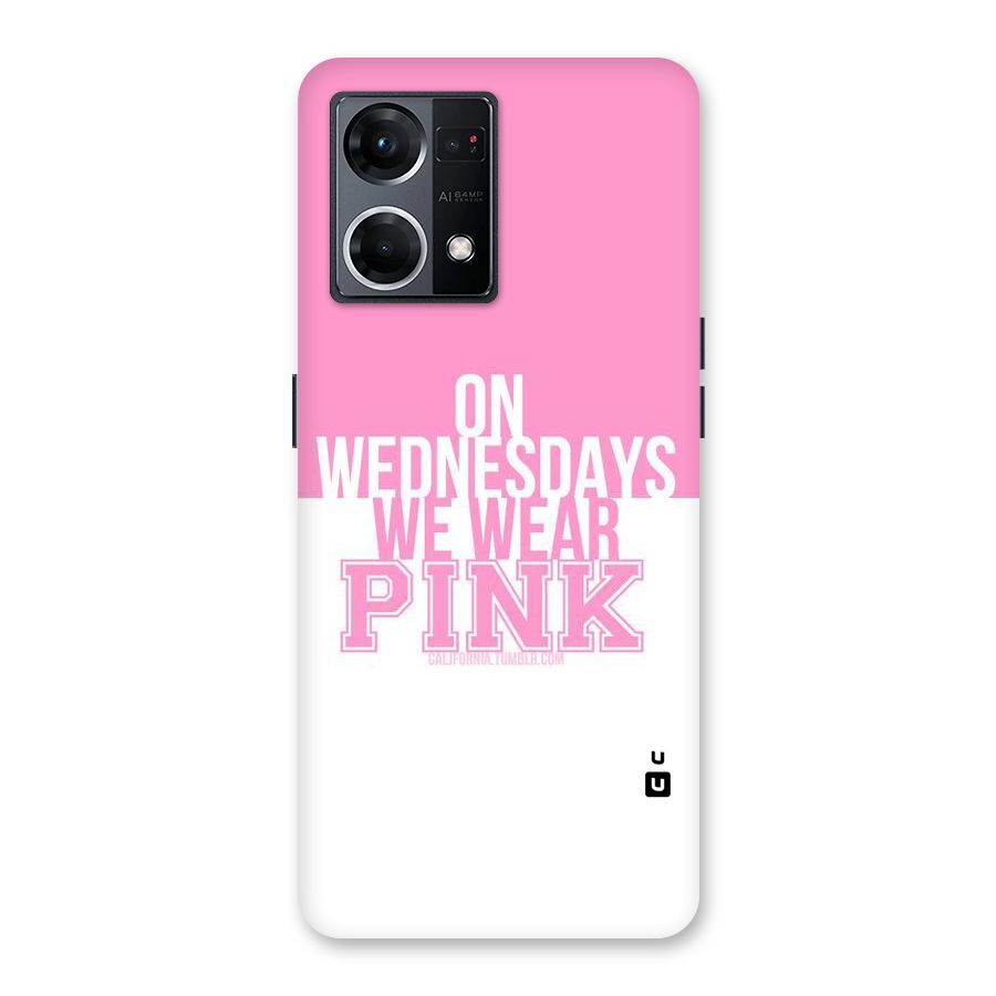 Wear Pink Glass Back Case for Oppo F21 Pro 5G