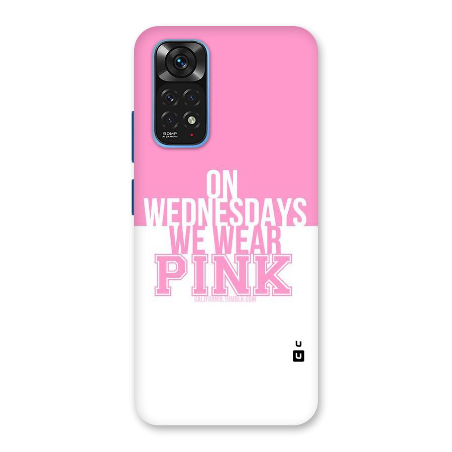 Wear Pink Back Case for Redmi Note 11S