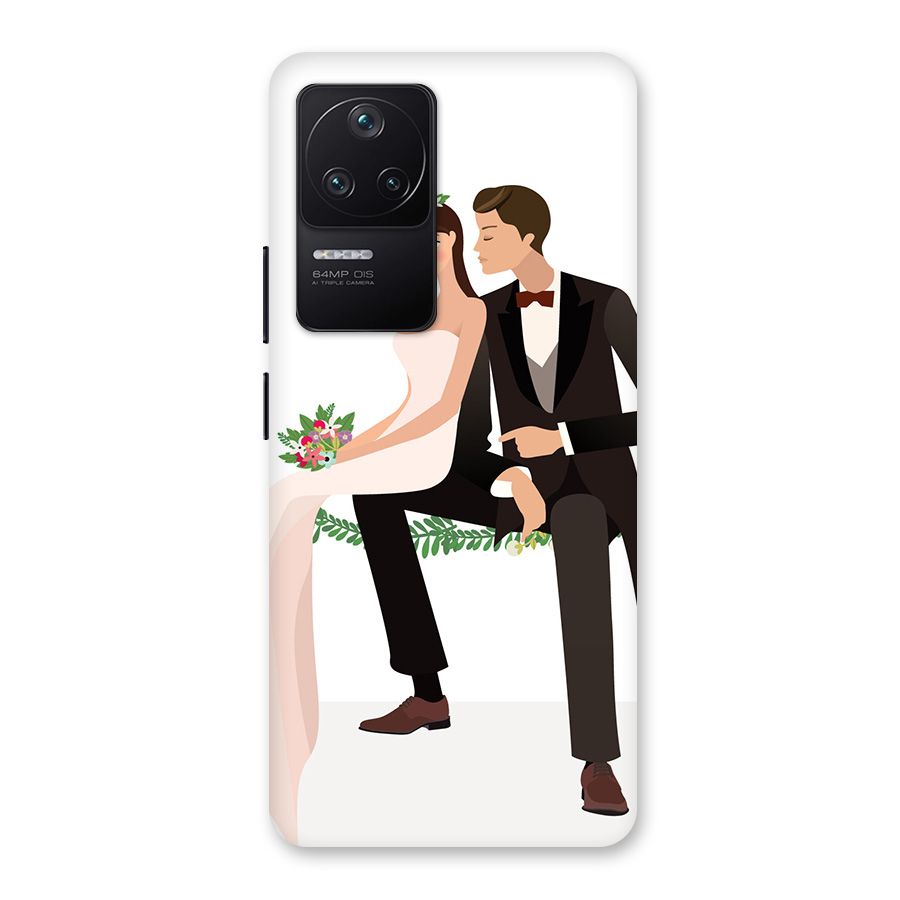 Wedding Couple Back Case for Poco F4 5G