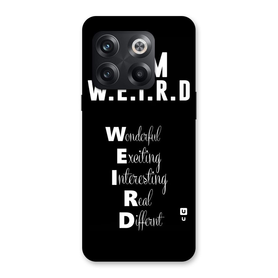 Weird Me Back Case for OnePlus 10T