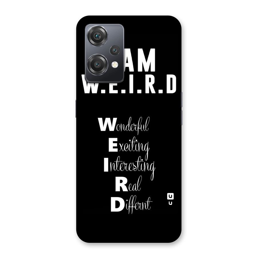 Weird Me Back Case for OnePlus Nord CE 2 Lite 5G