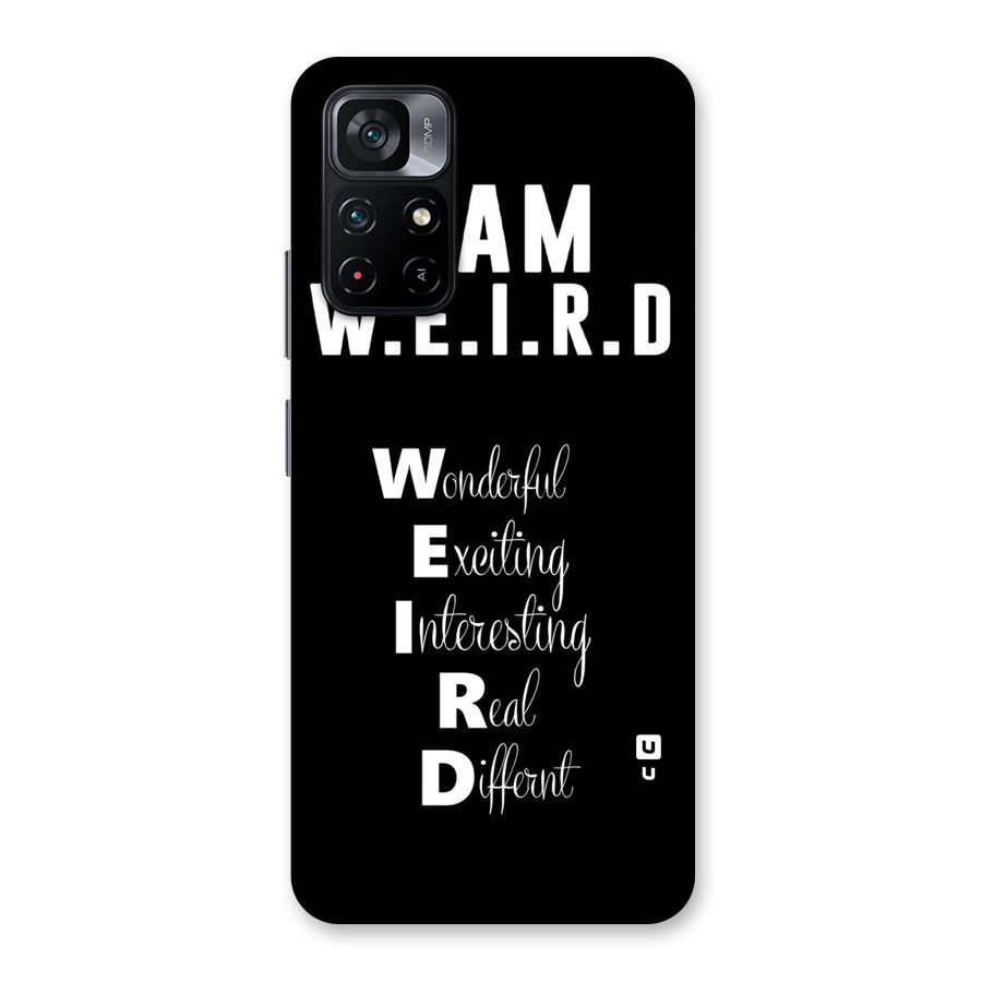 Weird Me Back Case for Poco M4 Pro 5G