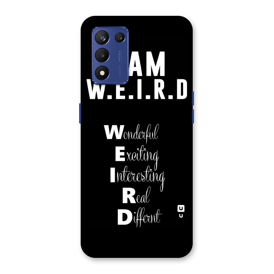 Weird Me Back Case for Realme 9 5G Speed