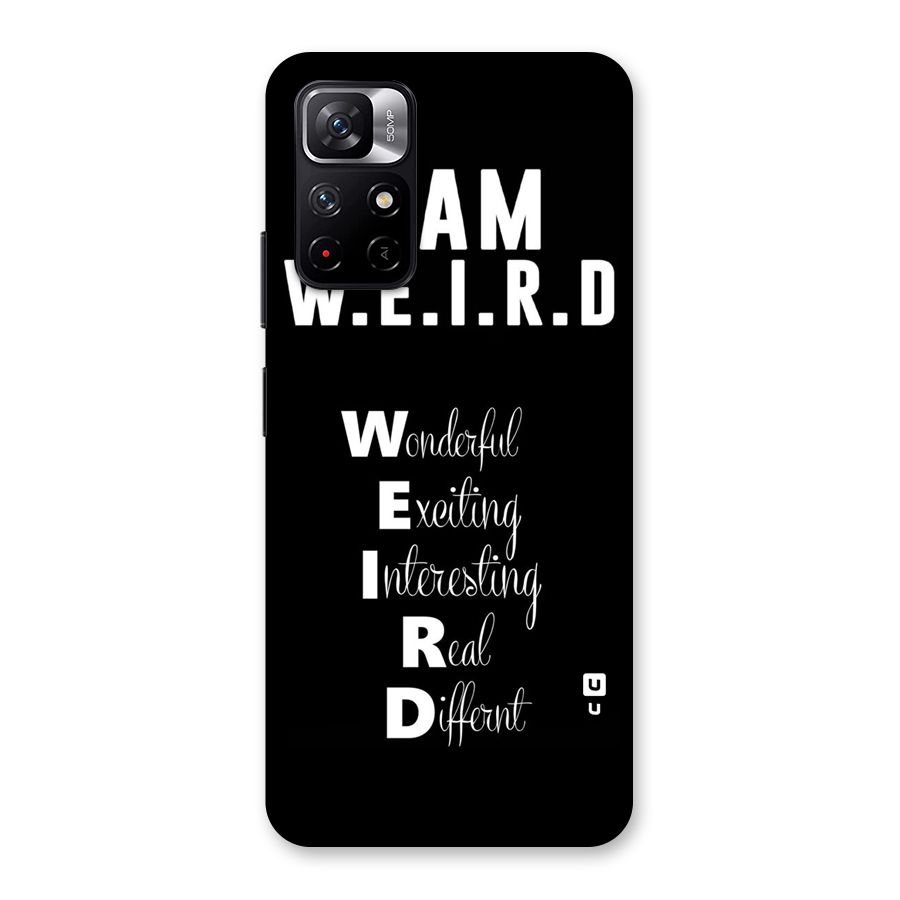 Weird Me Back Case for Redmi Note 11T 5G