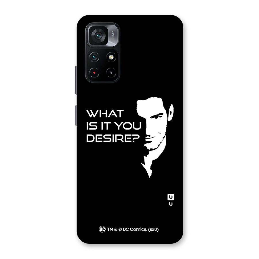 What Do You Desire Back Case for Poco M4 Pro 5G