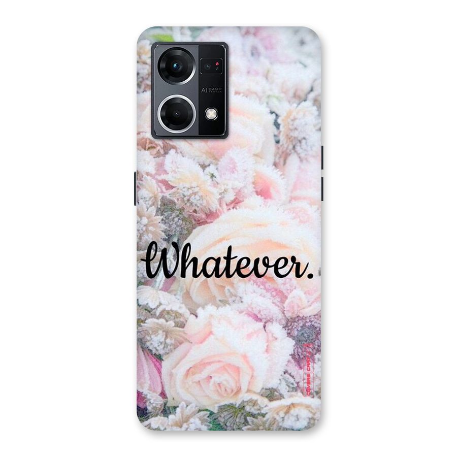 Whatever Glass Back Case for Oppo F21 Pro 5G