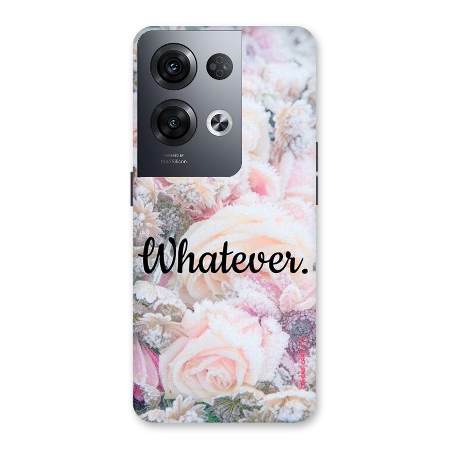 Whatever Back Case for Oppo Reno8 Pro 5G
