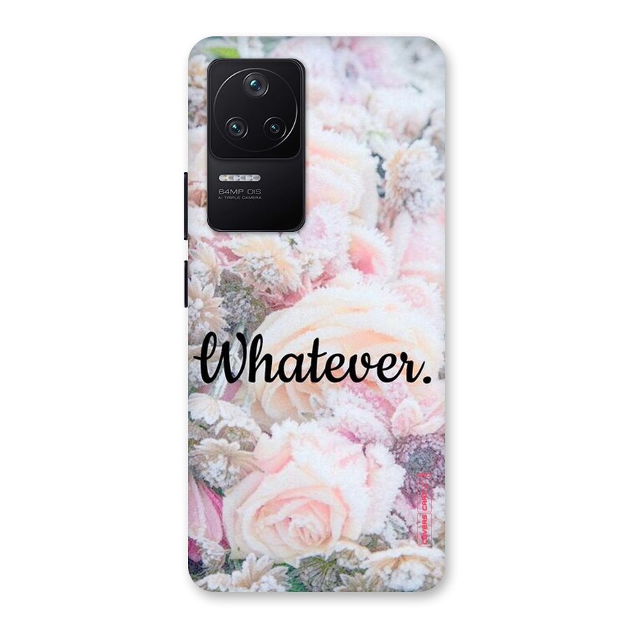 Whatever Back Case for Poco F4 5G