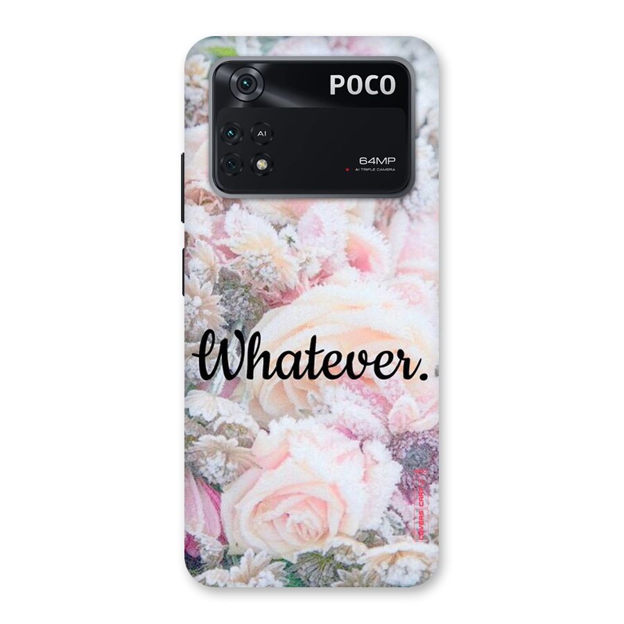 Whatever Back Case for Poco M4 Pro 4G