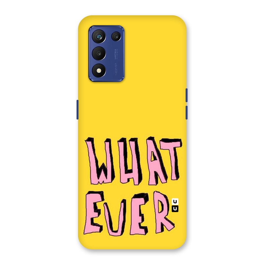 Whatever Yellow Back Case for Realme 9 5G Speed