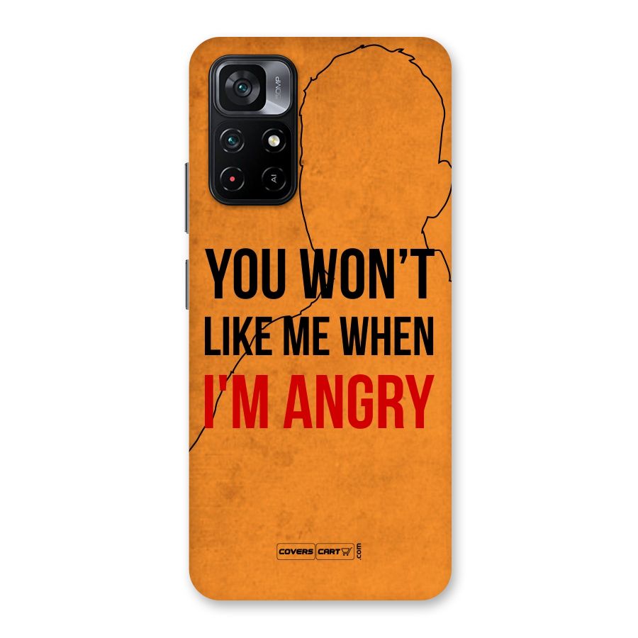 When I M Angry Back Case for Poco M4 Pro 5G