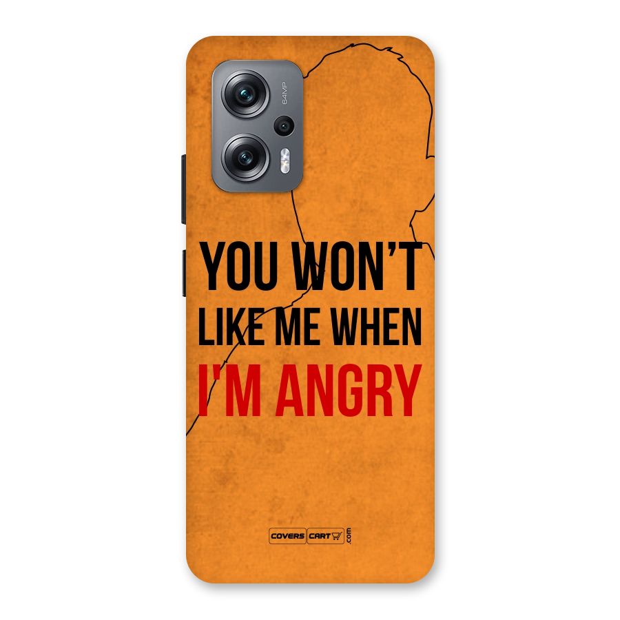 When I M Angry Back Case for Redmi K50i