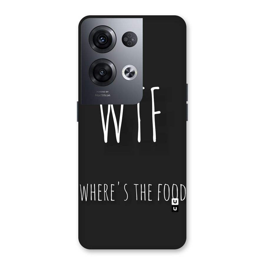 Where The Food Back Case for Oppo Reno8 Pro 5G