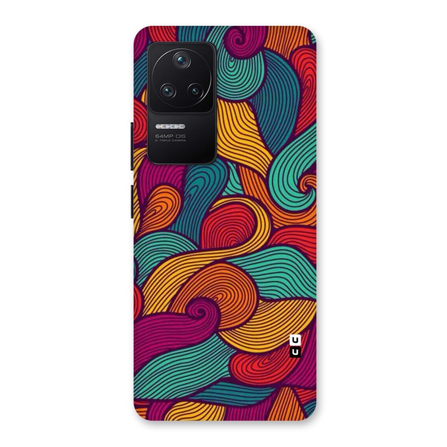 Whimsical Colors Back Case for Poco F4 5G
