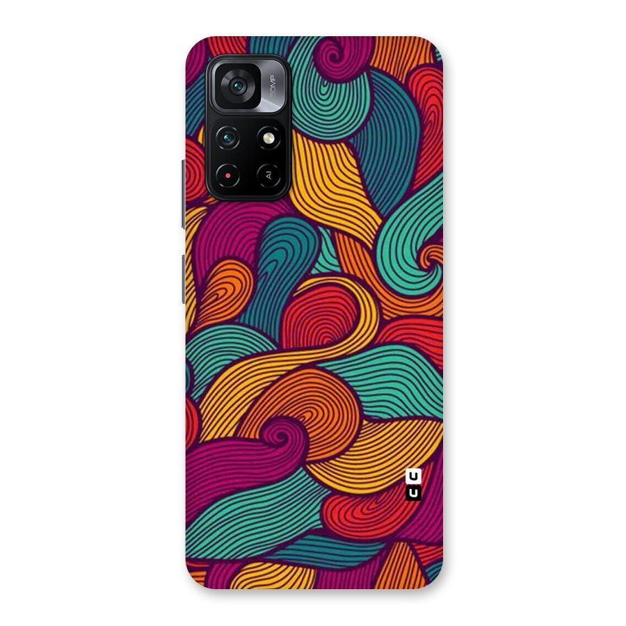Whimsical Colors Back Case for Poco M4 Pro 5G