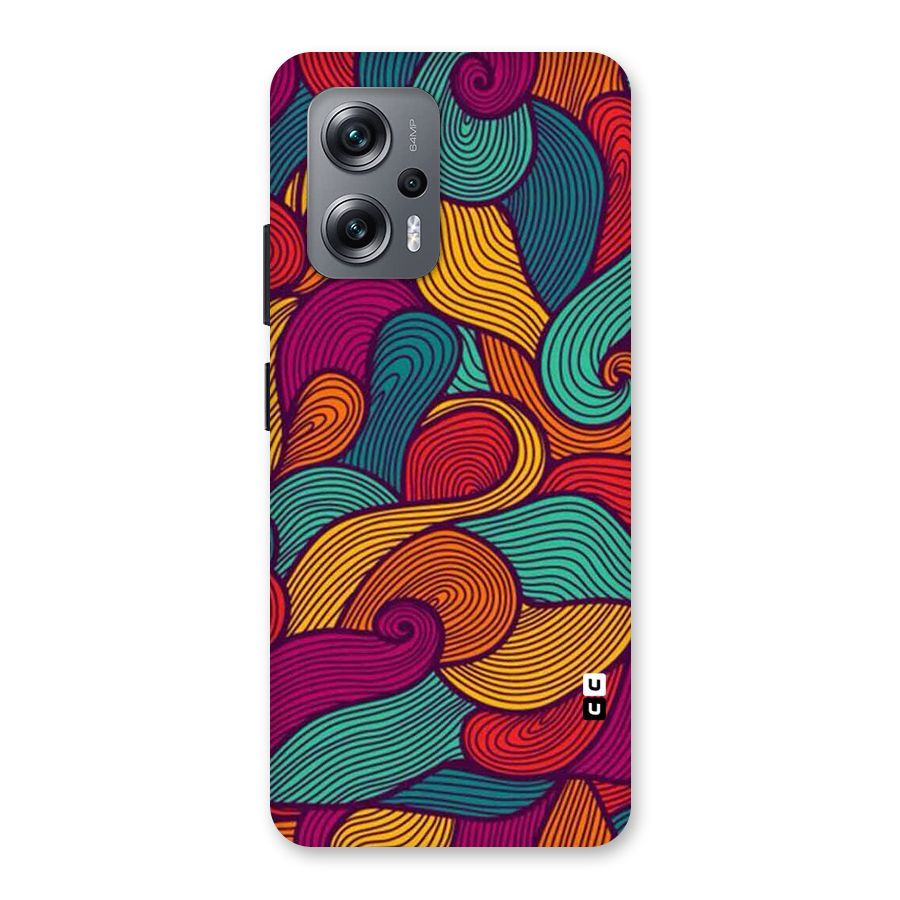 Whimsical Colors Back Case for Redmi K50i