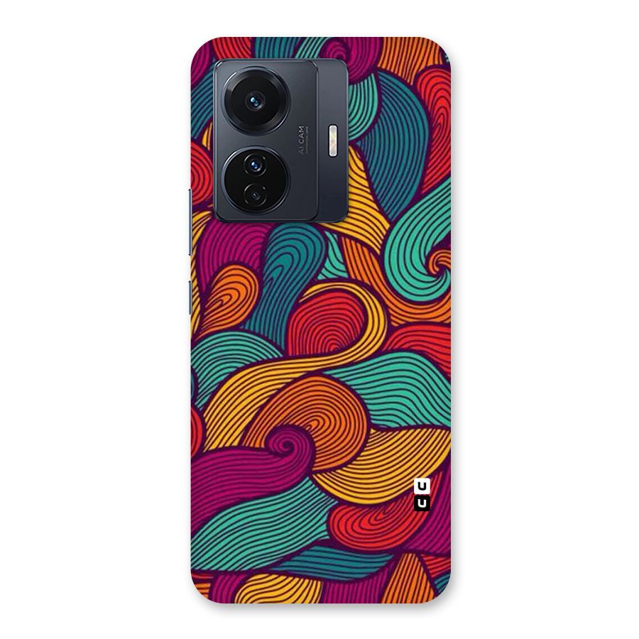 Whimsical Colors Back Case for Vivo T1 Pro
