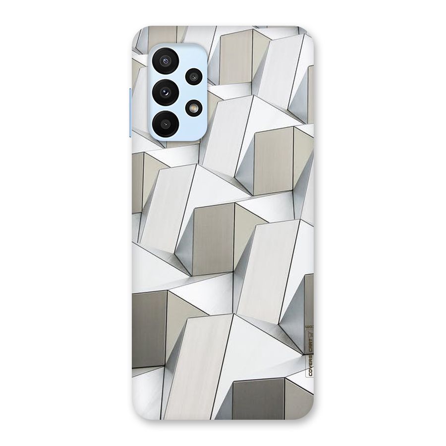 White Abstract Art Back Case for Galaxy A23