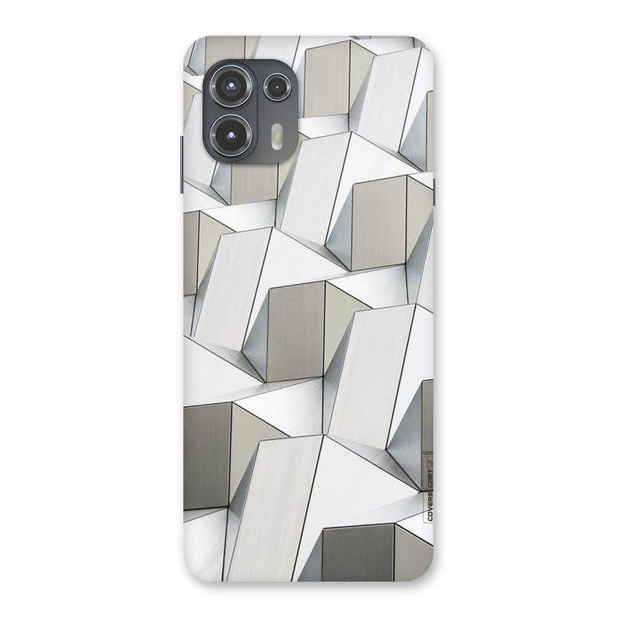White Abstract Art Back Case for Motorola Edge 20 Fusion