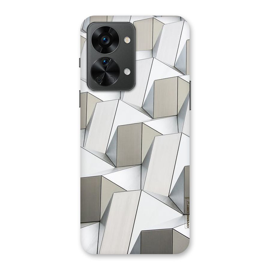 White Abstract Art Back Case for OnePlus Nord 2T