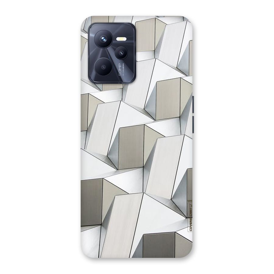 White Abstract Art Back Case for Realme C35