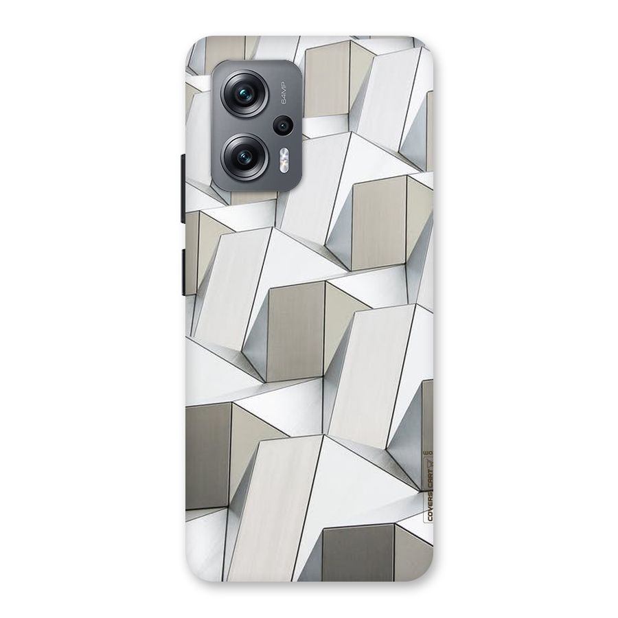 White Abstract Art Back Case for Redmi K50i