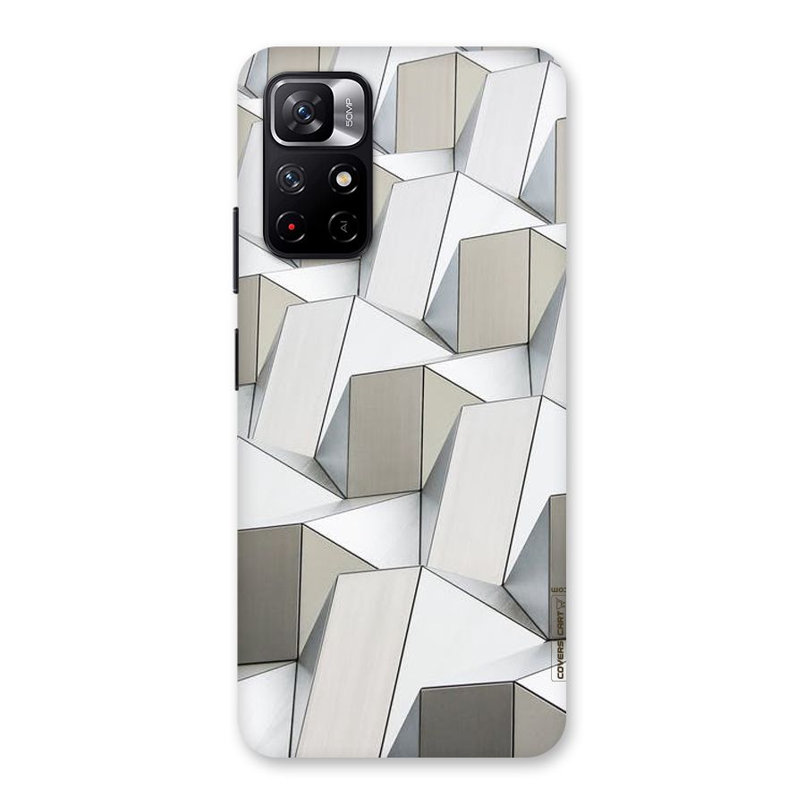 White Abstract Art Back Case for Redmi Note 11T 5G