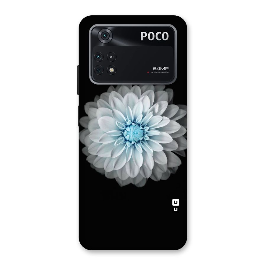 White Bloom Back Case for Poco M4 Pro 4G