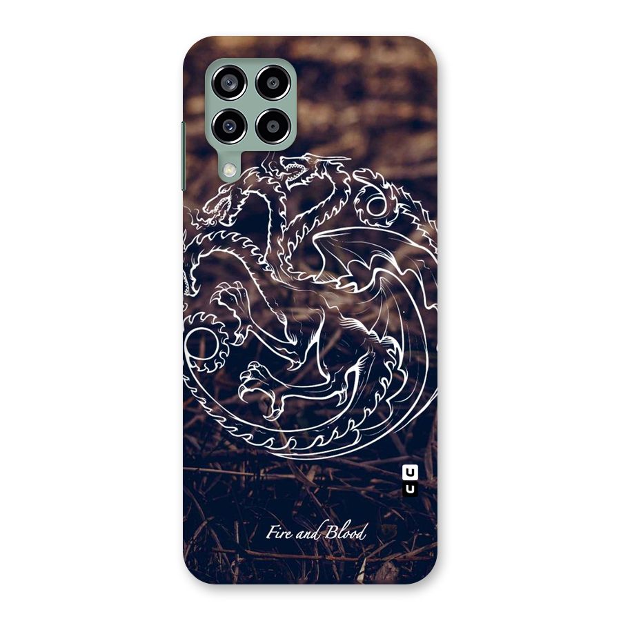 White Circle Back Case for Galaxy M33