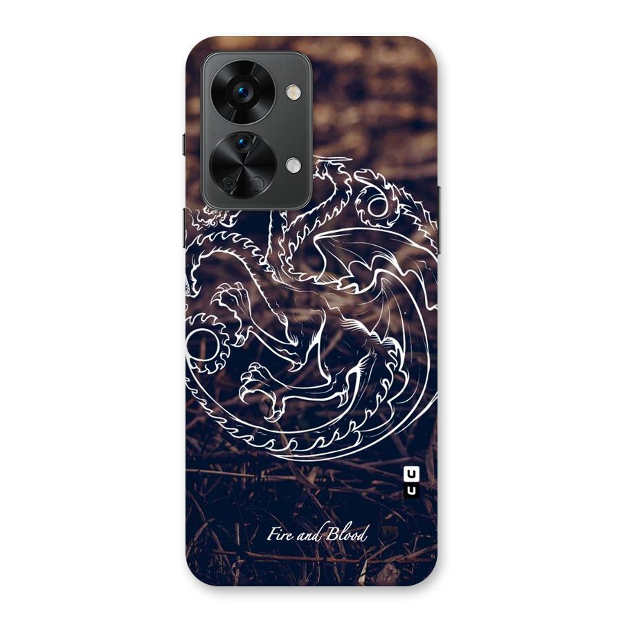 White Circle Back Case for OnePlus Nord 2T