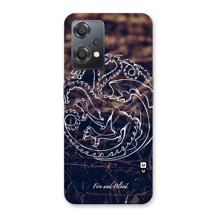 White Circle Back Case for OnePlus Nord CE 2 Lite 5G