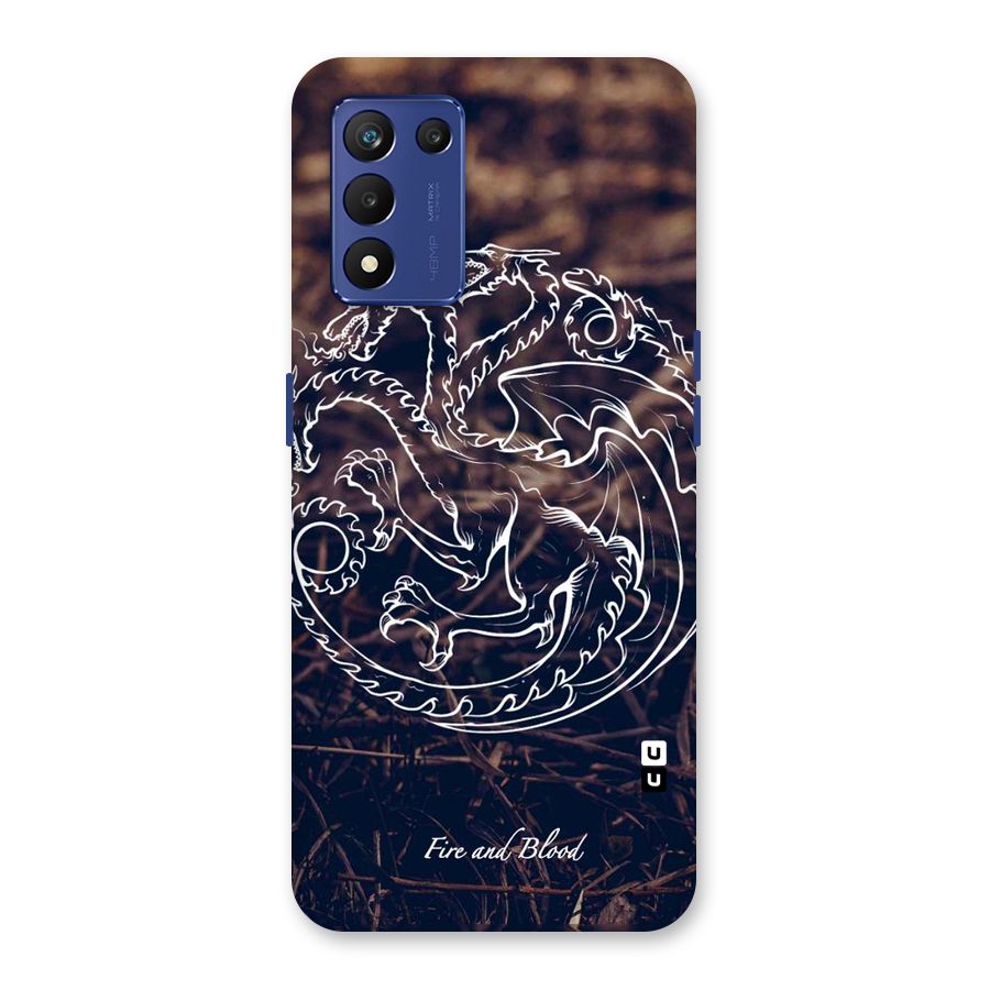 White Circle Back Case for Realme 9 5G Speed