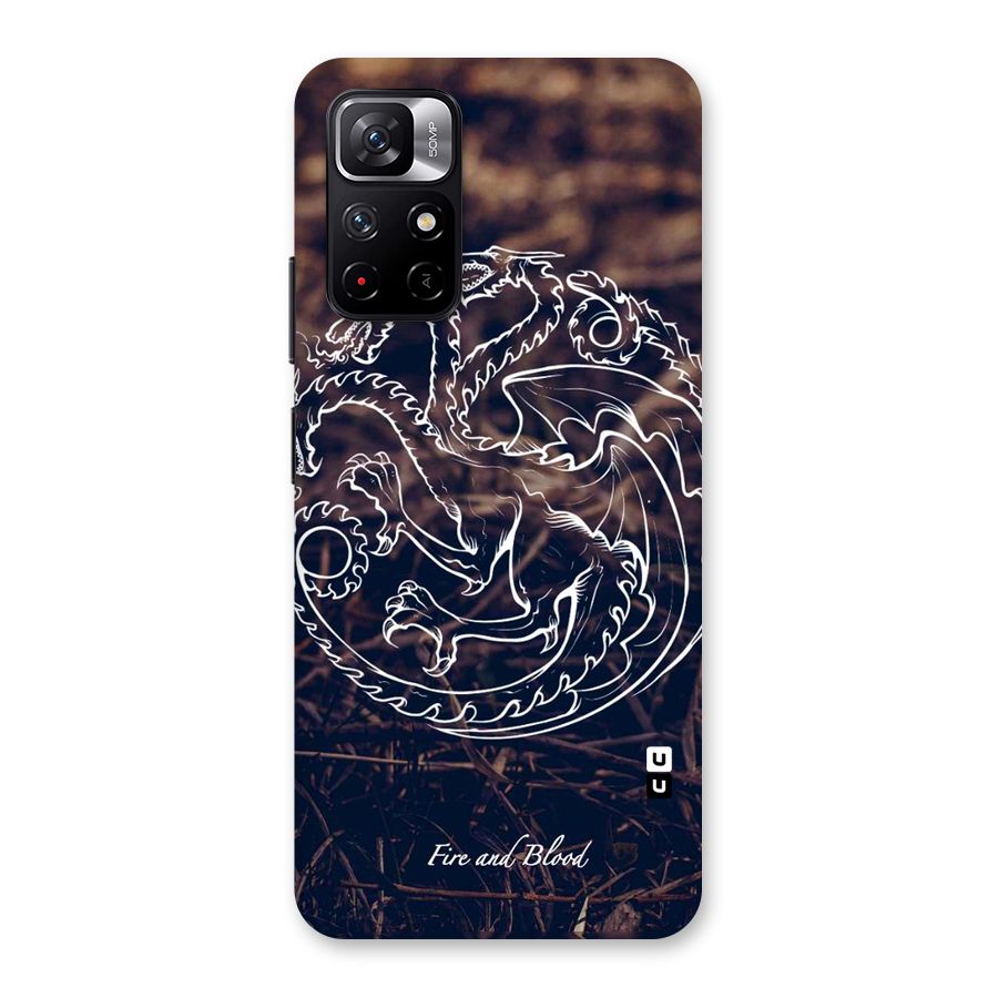 White Circle Back Case for Redmi Note 11T 5G