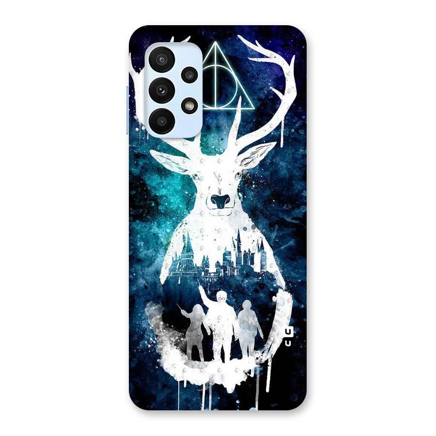 White Deer Back Case for Galaxy A23