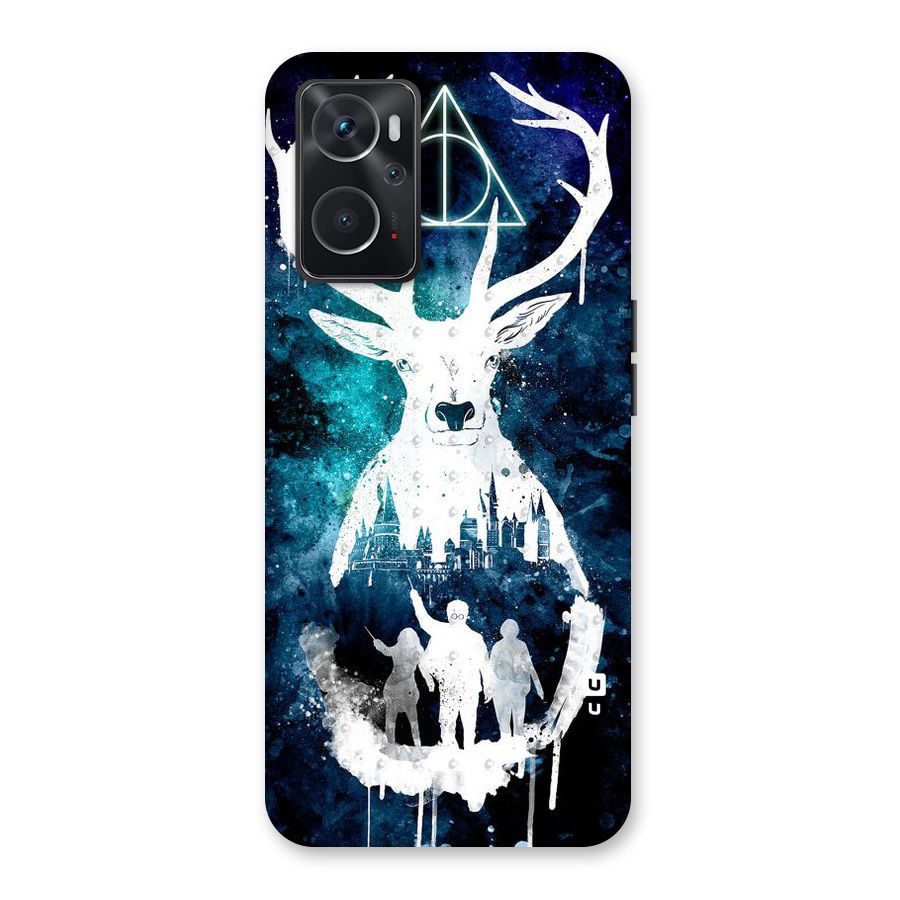 White Deer Back Case for Oppo K10 4G