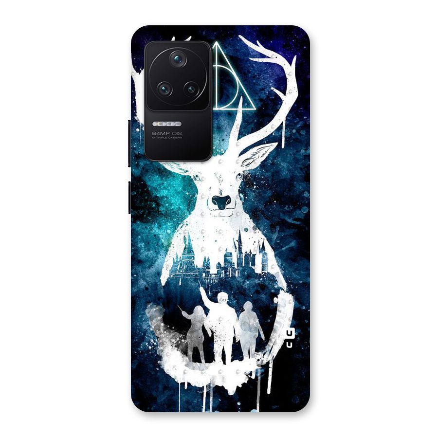 White Deer Back Case for Poco F4 5G
