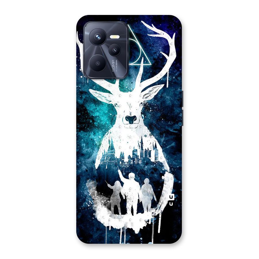 White Deer Back Case for Realme C35