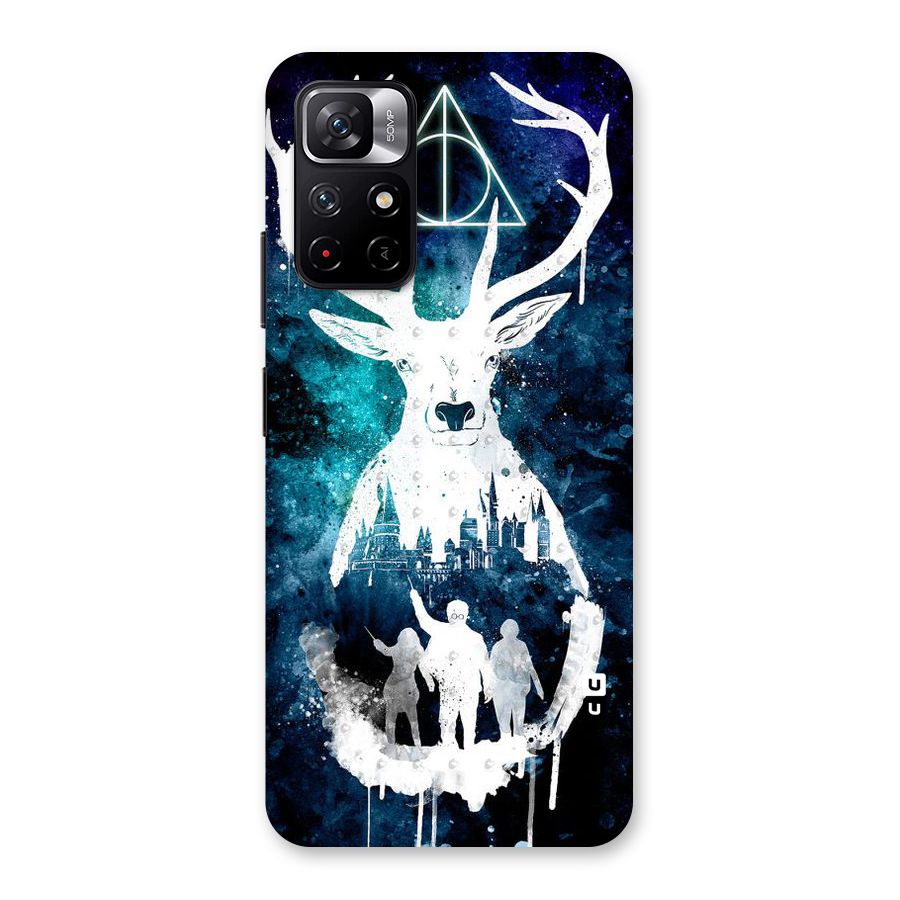 White Deer Back Case for Redmi Note 11T 5G