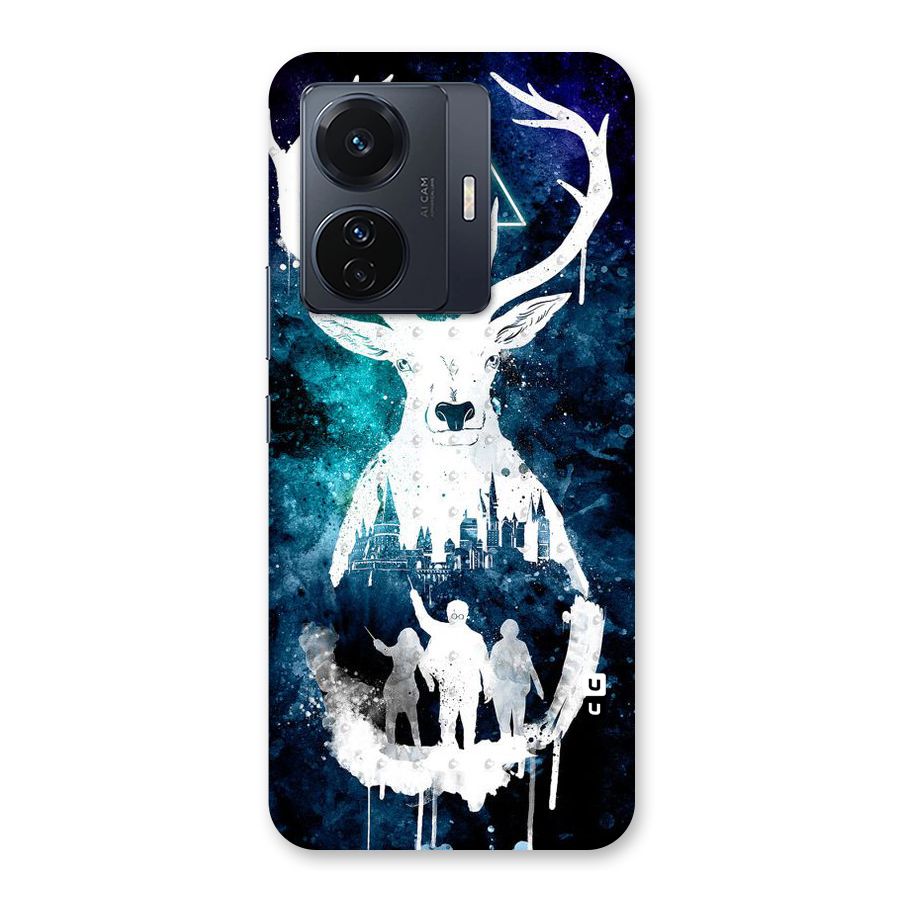 White Deer Back Case for Vivo T1 Pro