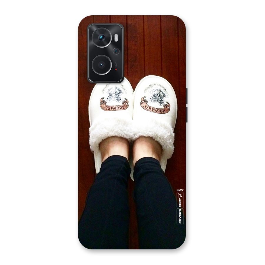 White Feets Back Case for Oppo K10 4G