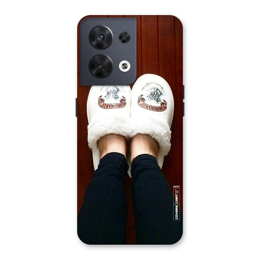 White Feets Back Case for Oppo Reno8 5G
