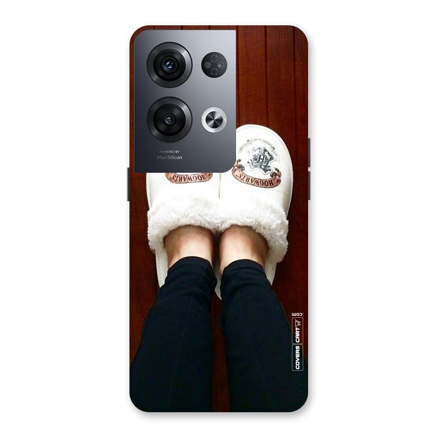 White Feets Back Case for Oppo Reno8 Pro 5G