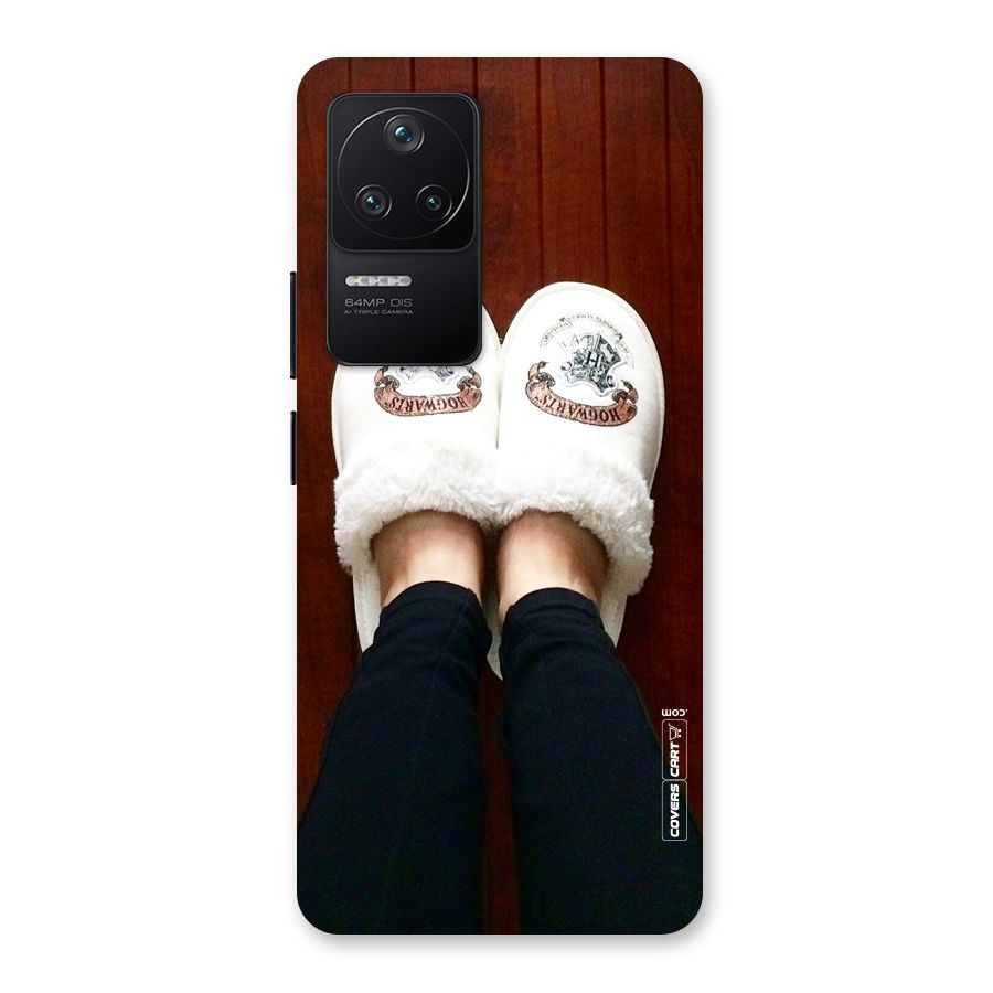 White Feets Back Case for Poco F4 5G