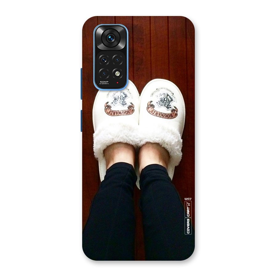 White Feets Back Case for Redmi Note 11S