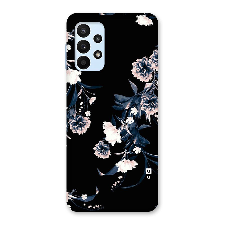 White Flora Back Case for Galaxy A23