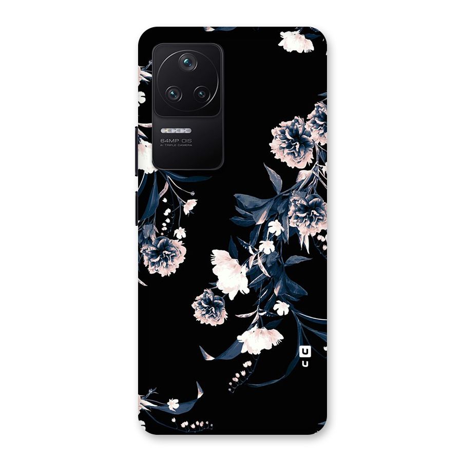 White Flora Back Case for Poco F4 5G