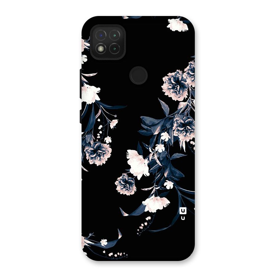 White Flora Back Case for Redmi 9 Activ