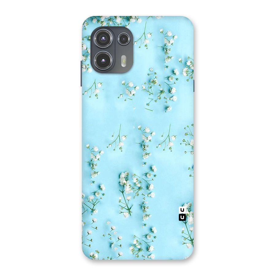 White Lily Design Back Case for Motorola Edge 20 Fusion