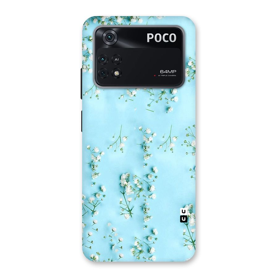 White Lily Design Back Case for Poco M4 Pro 4G